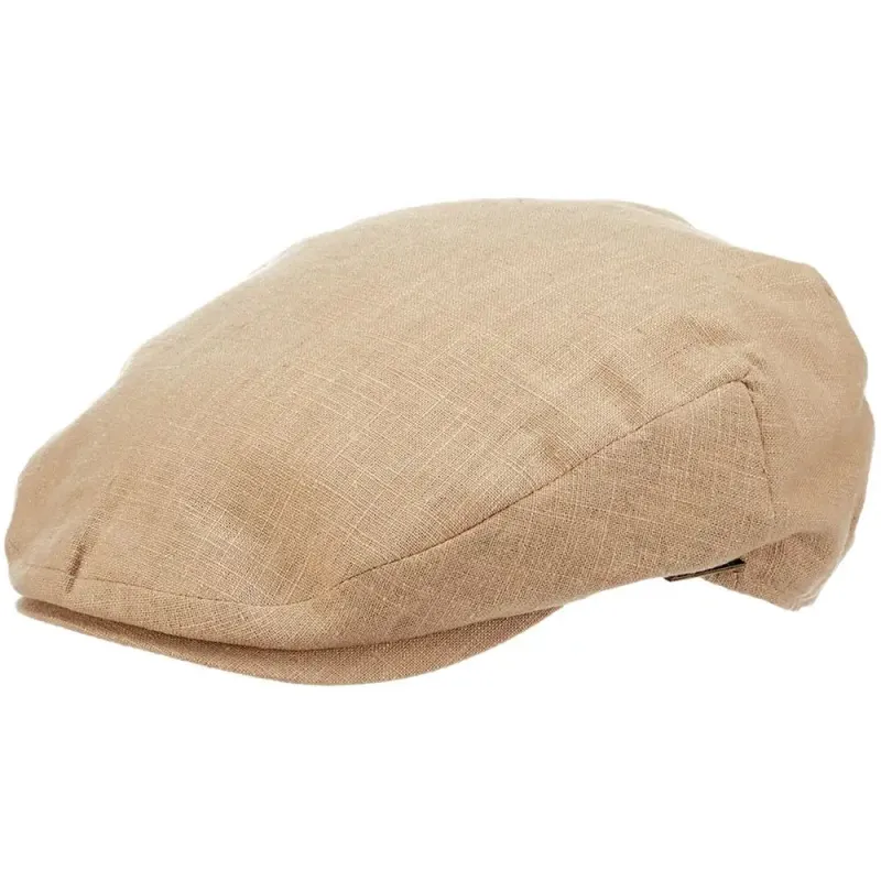 Scala Norwich - Linen Flat Cap made by Scala