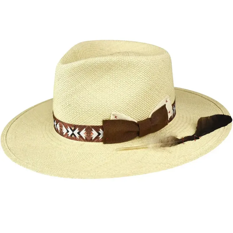Bailey Foss - Panama Straw Fedora Hat sold by Hat Country