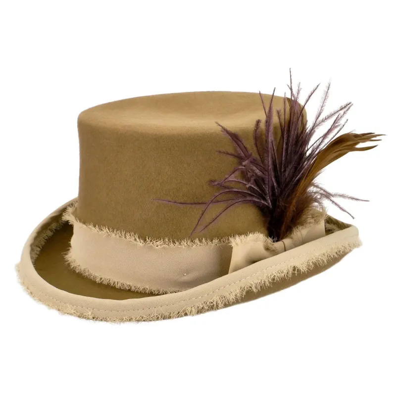 Bailey Vivienne - Wool Felt Top Hat sold by Hat Country