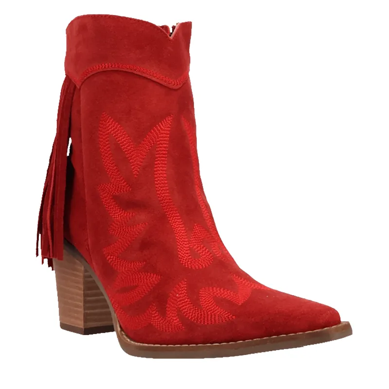 Dingo Wild Sage - Women's Suede Leather Booties made by dingo