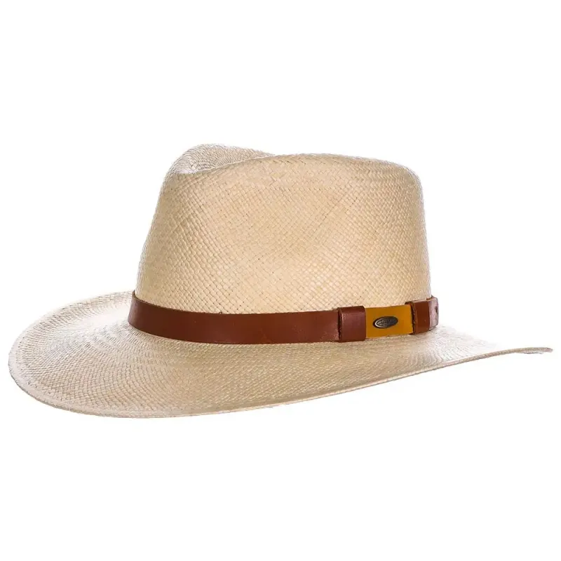Scala Gusteau - Panama Straw Fedora Hat made by Scala