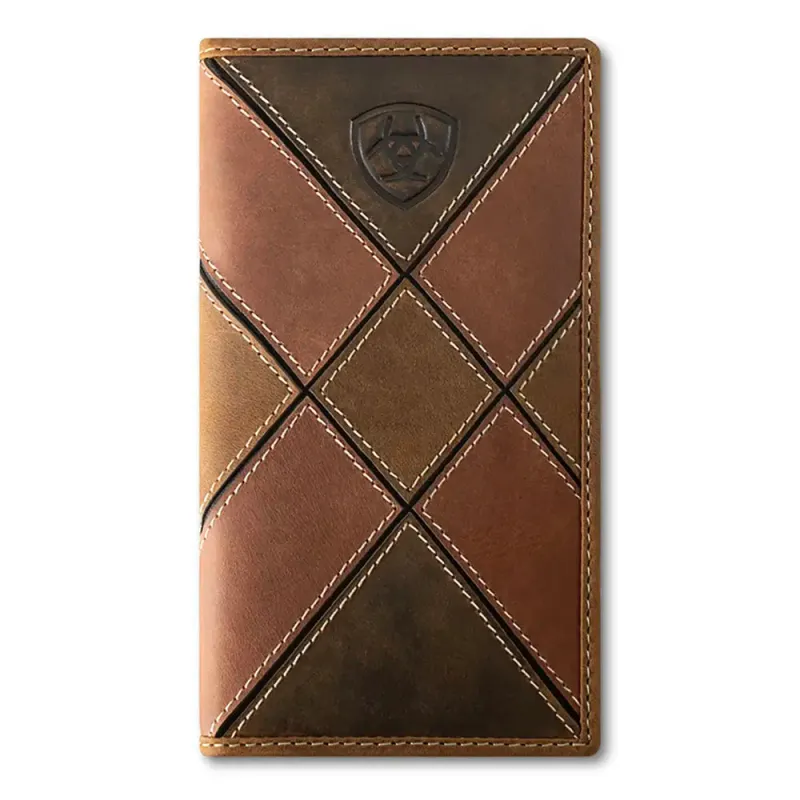 Ariat Patchwork Embossed - Men's Rodeo Wallet sold by Hat Country