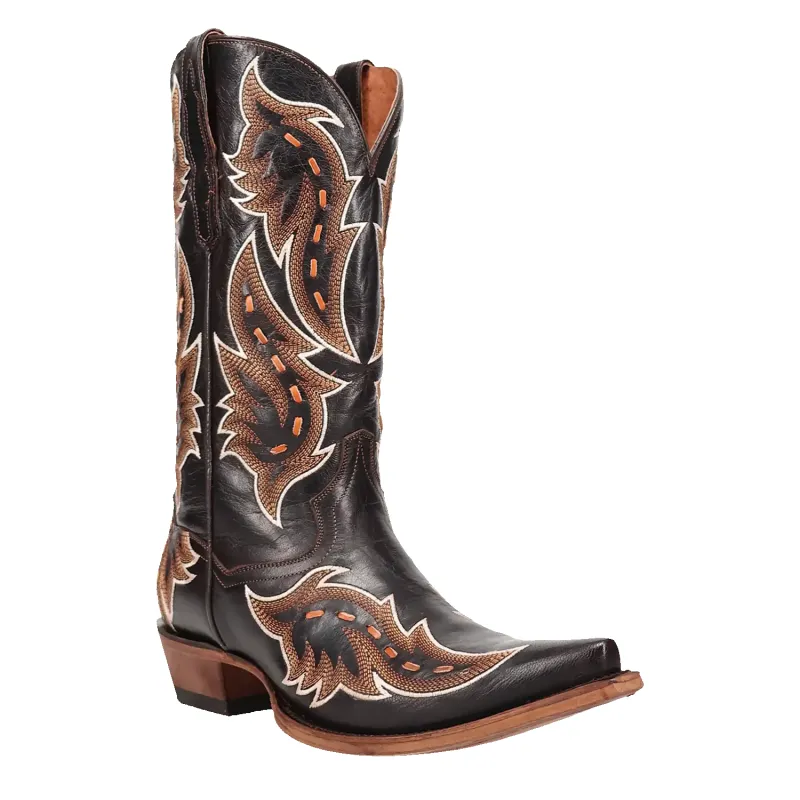 Dan Post Racer - Men's Leather Cowboy Boots made by Dan Post