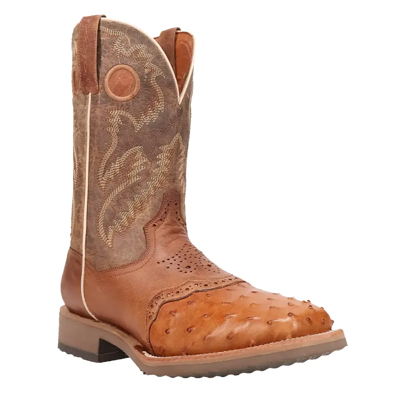 Dan Post Martel - Men's Ostrich Skin Leather Cowboy Boots sold by Hat Country