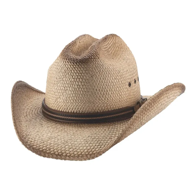Bullhide Throwback - Panama Straw Cowboy Hat made by Hat Country