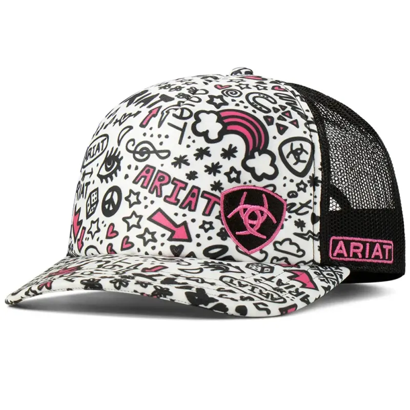 Ariat Doodles - Women's Trucker Cap sold by Hat Country