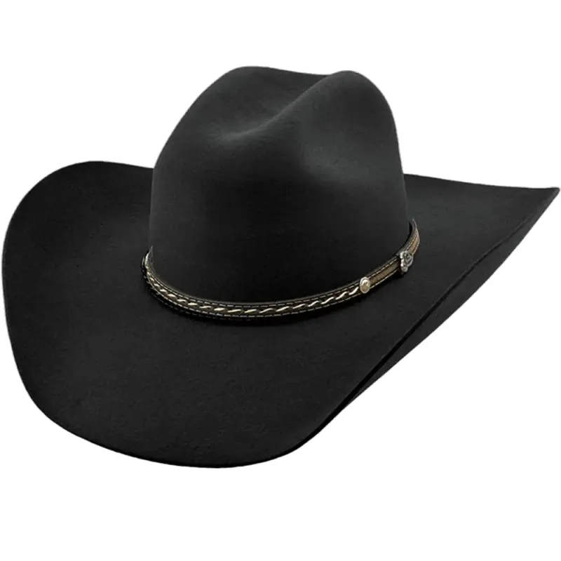 Justin Crowell - (6X) Fur Felt Cowboy Hat made by Justin Boots
