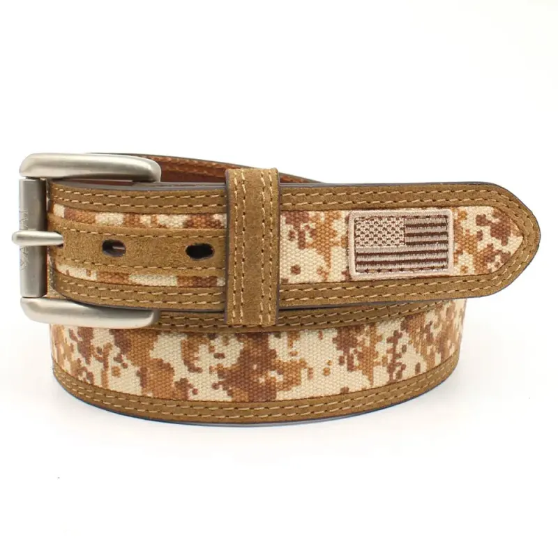 Ariat Patriot Camo - Men's Belt made by Ariat