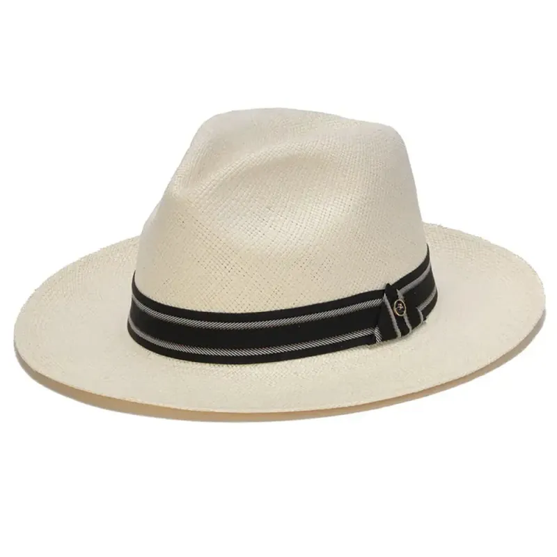 California Hats Montana - Panama Straw Fedora Hat sold by Hat Country
