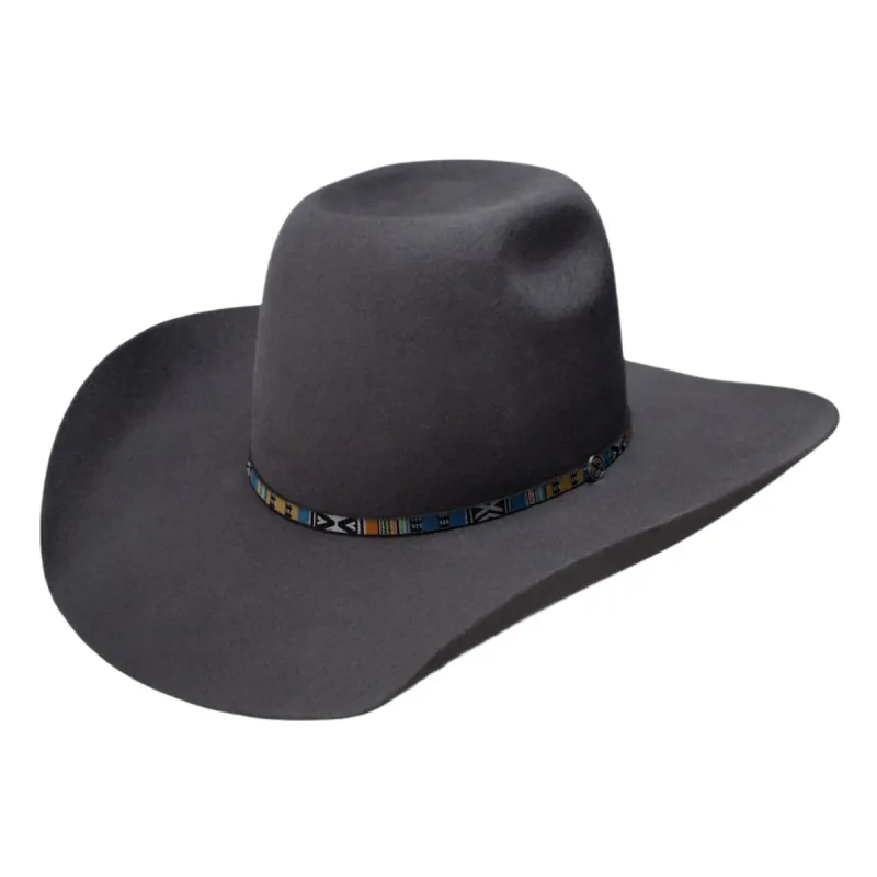 Resistol HOOey Silver Smoke - (3X) Wool Felt Cowboy Hat sold by Hat Country