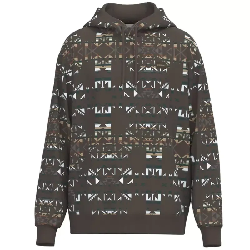 HOOey "Mesa" (Brown/Multi) - Men's Hoodie Sweatshirt sold by Hat Country