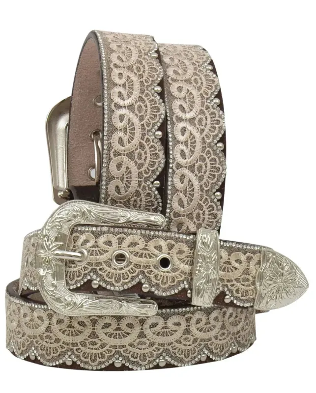 Angel Ranch Western Lace - Women's Belt made by Hat Country
