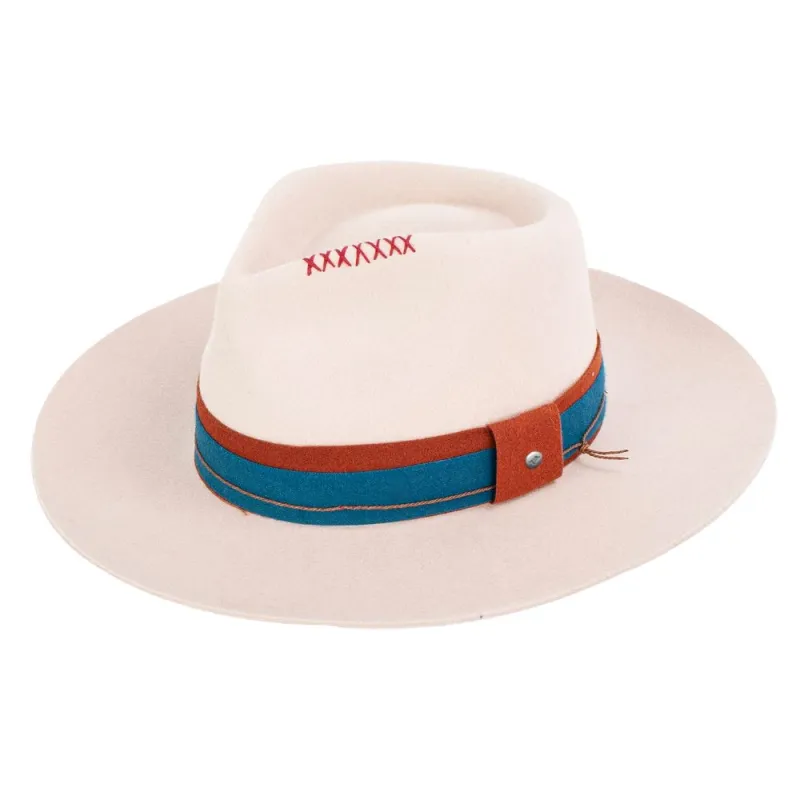 Peter Grimm Stitched - Wide Brim Wool Felt Cowgirl Hat sold by Hat Country