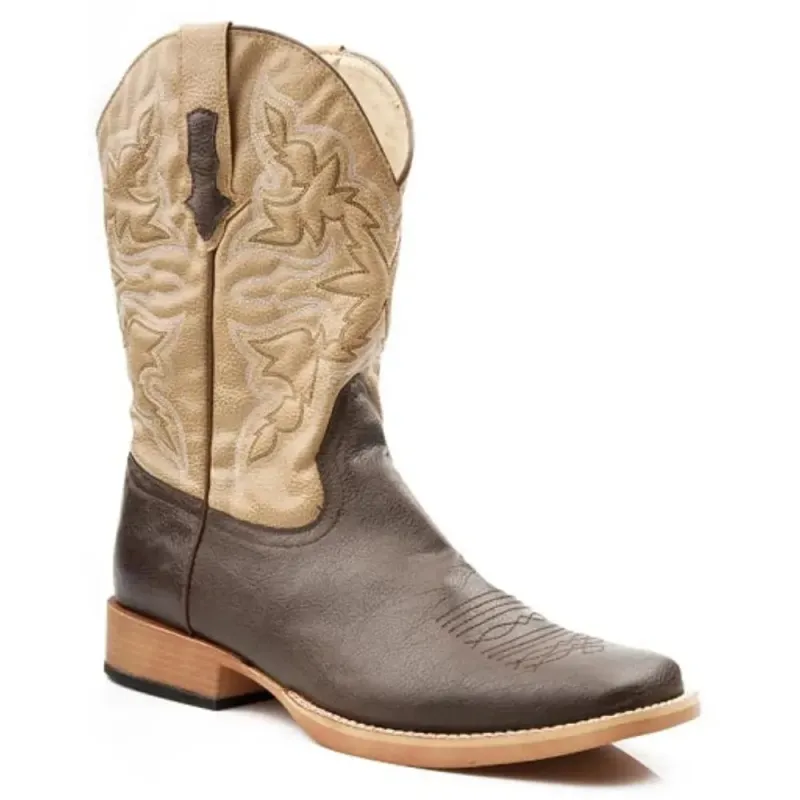 Roper Golden Gaucho (Tan/Brown) - Men's Cowboy Boot sold by Hat Country