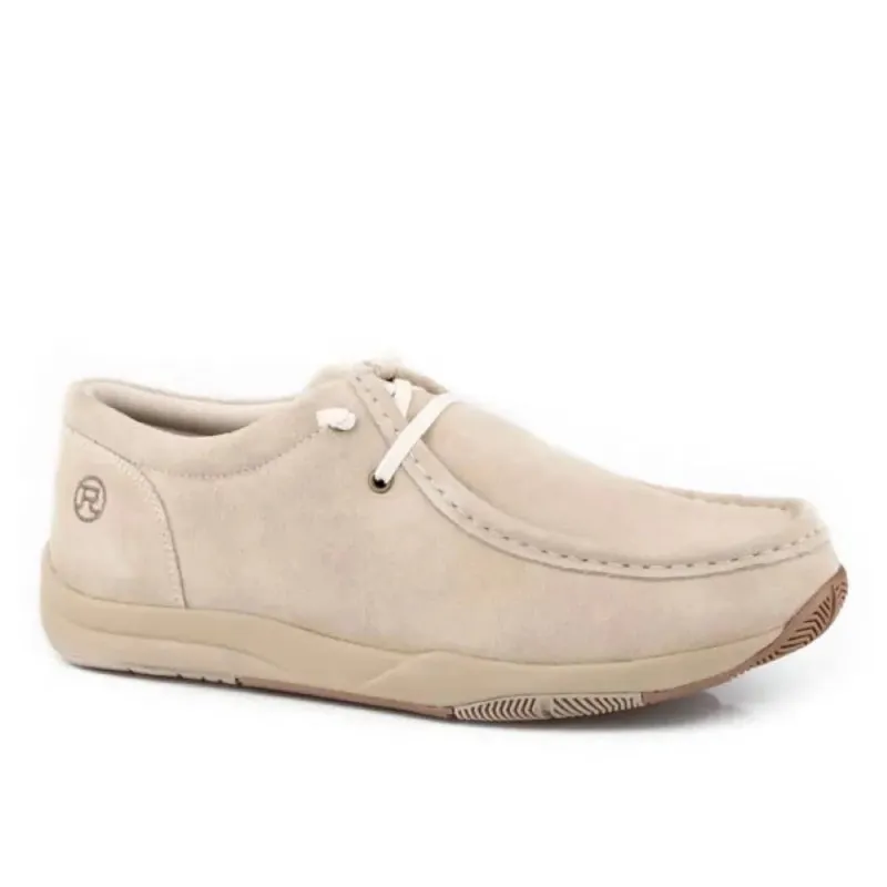 Roper Icemane (Tan) - Men's Leather Suede Shoe made by Roper
