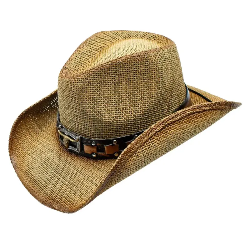 Peter Grimm Ezekiel - Seagrass Cowboy Hat sold by Hat Country