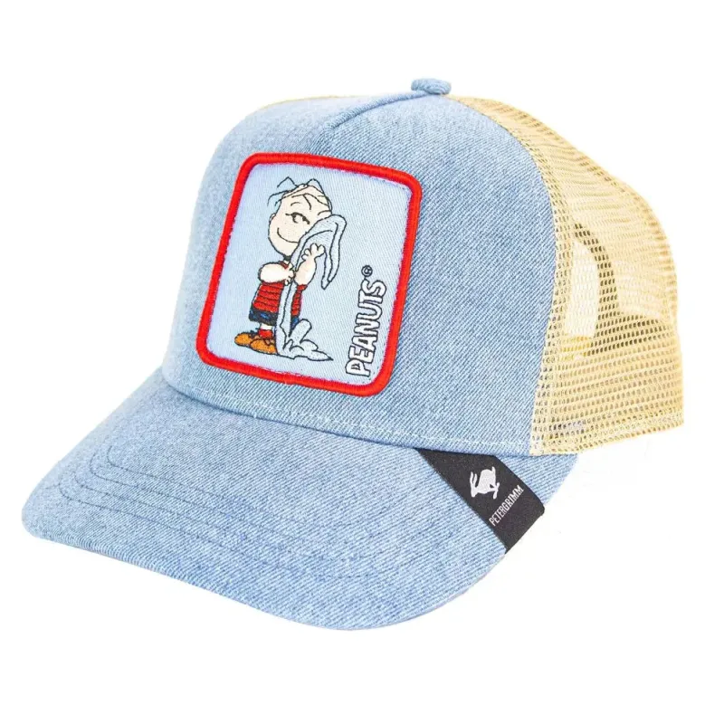 Peter Grimm Peanuts Linus (Denim) - Trucker Cap sold by Hat Country