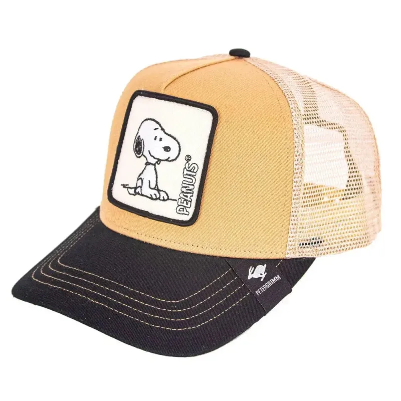 Peter Grimm Peanuts Snoopy (Tan) - Trucker Cap sold by Hat Country