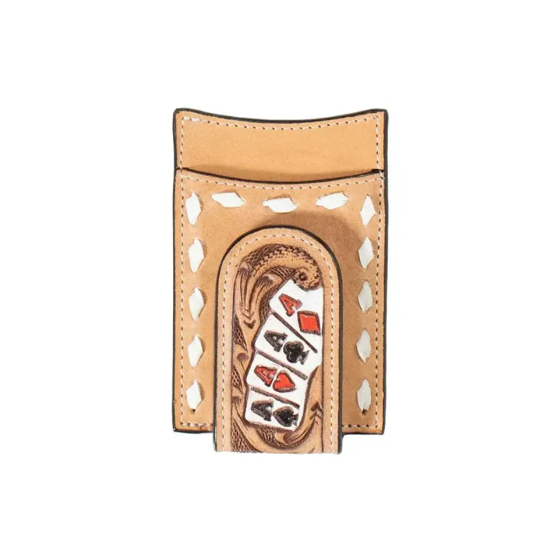3D Ace High - Men's Money Clip made by Hat Country