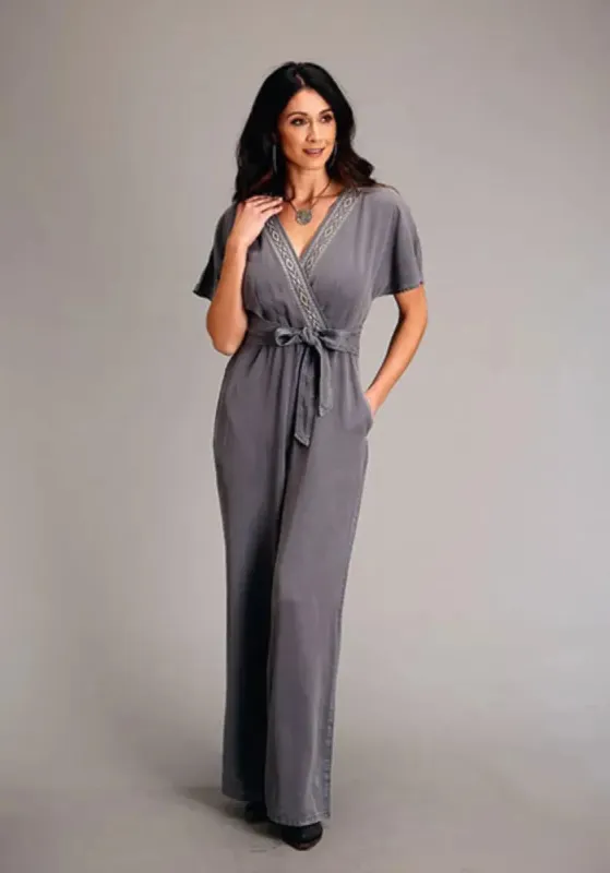 Stetson Lyocell (Grey) - Women's Jumpsuit sold by Hat Country