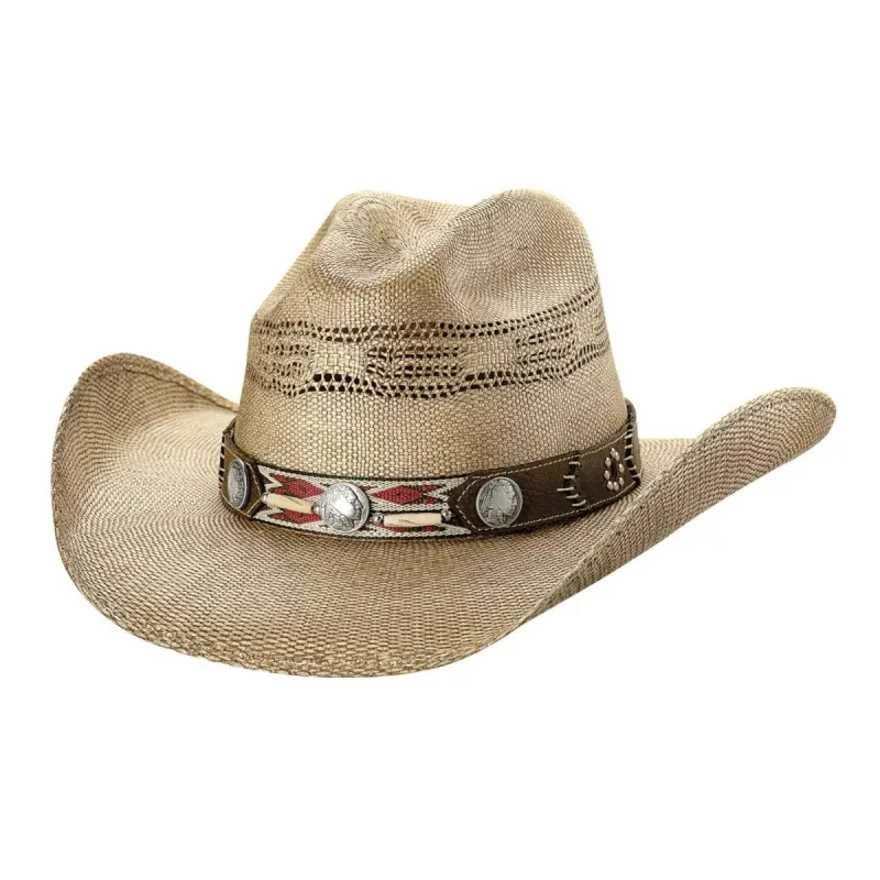 Bullhide Trailblazer - Bangora Straw Cowboy Hat made by Hat Country
