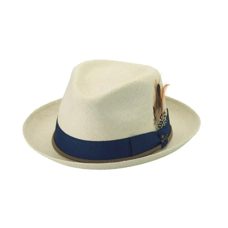 Bullhide Ventura - Panama Straw Fedora Hat made by Hat Country