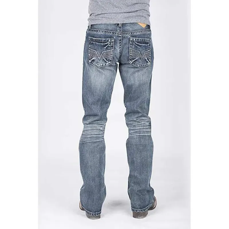 Tin Haul Guy's Jean (Medium Wash) - Men's Bootcut Jeans sold by Hat Country