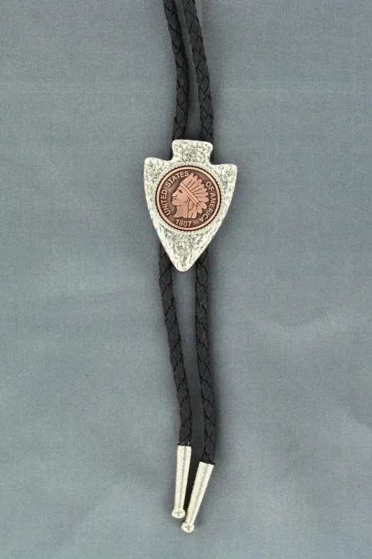 Double S Arrowhead Concho - Bolo Tie sold by Hat Country