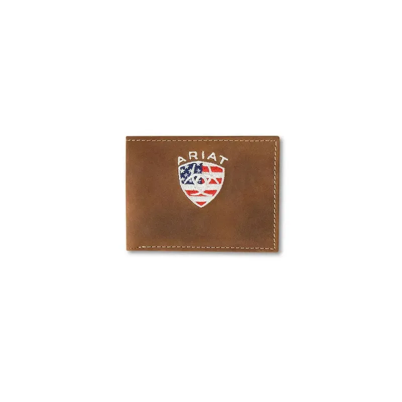 Ariat American Flag - Mens Trifold Wallet made by Ariat