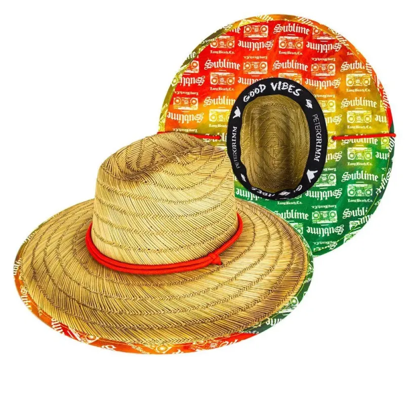 Peter Grimm Sublime Boss DJ Lifeguard - Rye Straw Lifeguard Hat sold by Hat Country