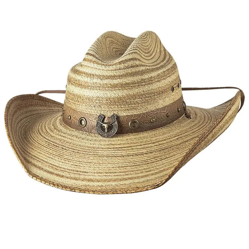 Bullhide Ride Or Die - Mexican Palm Straw Cowboy Hat made by Hat Country
