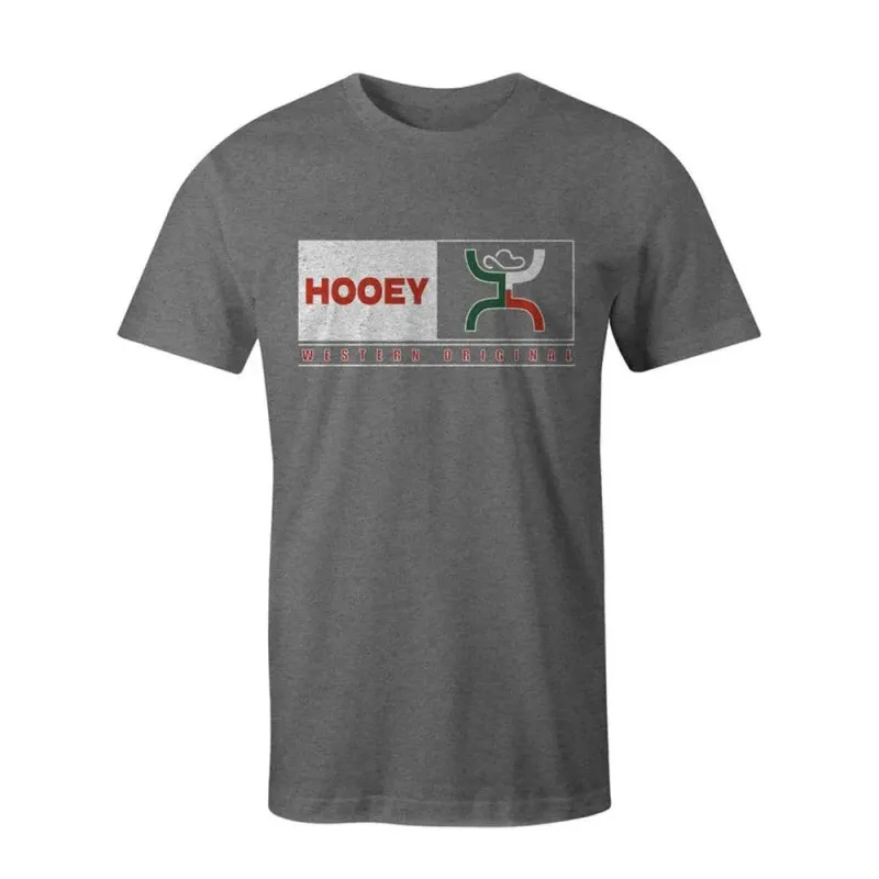 HOOey Match ( Grey) - Mens Crew Neck T-Shirt sold by Hat Country