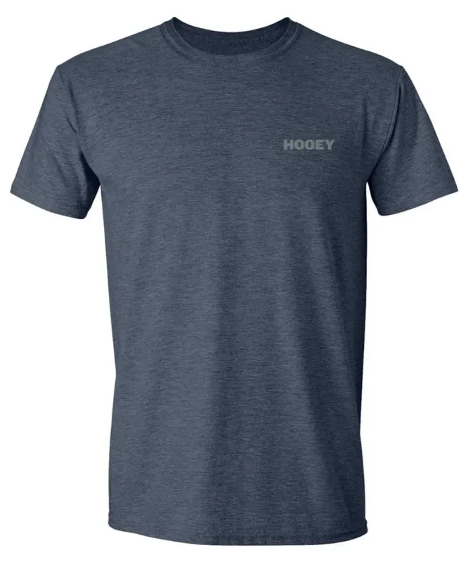 HOOey Flag Fill (Heather Navy) - Mens T-Shirt sold by Hat Country