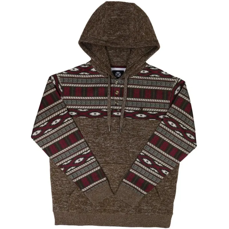 HOOey "Nomad Jimmy" (Brown) - Men`s Sweatshirt sold by Hat Country