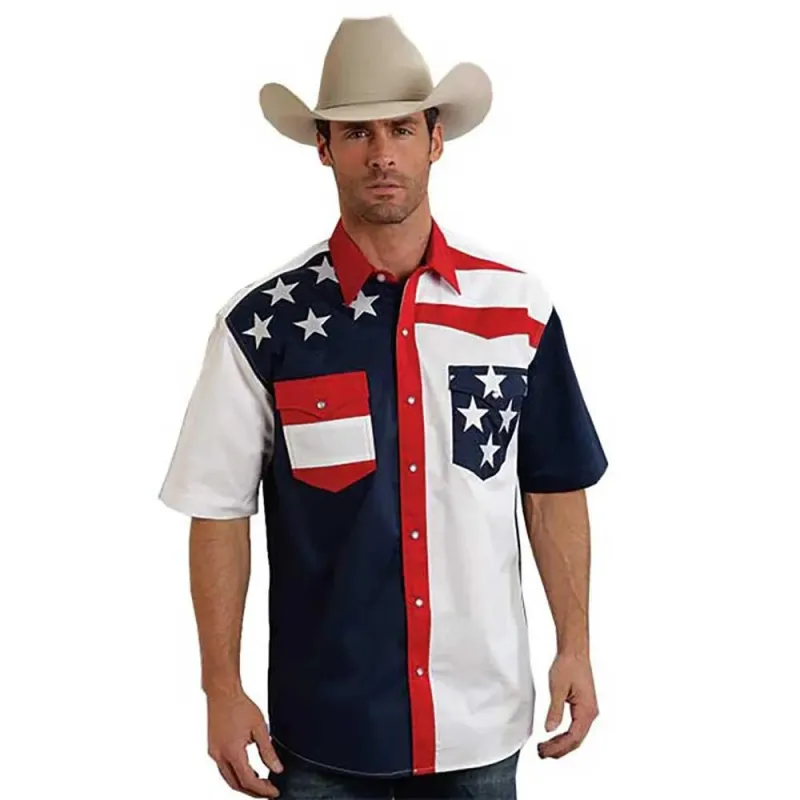 Roper Americana Short Sleeve - Mens Western Shirt sold by Hat Country
