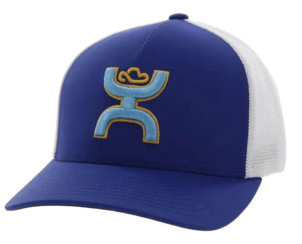 HOOey Coach (Blue/White) - Trucker Cap made by Hat Country