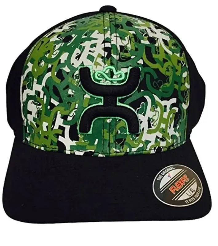 HOOey Camo (Black/Green) - Ball Cap sold by Hat Country