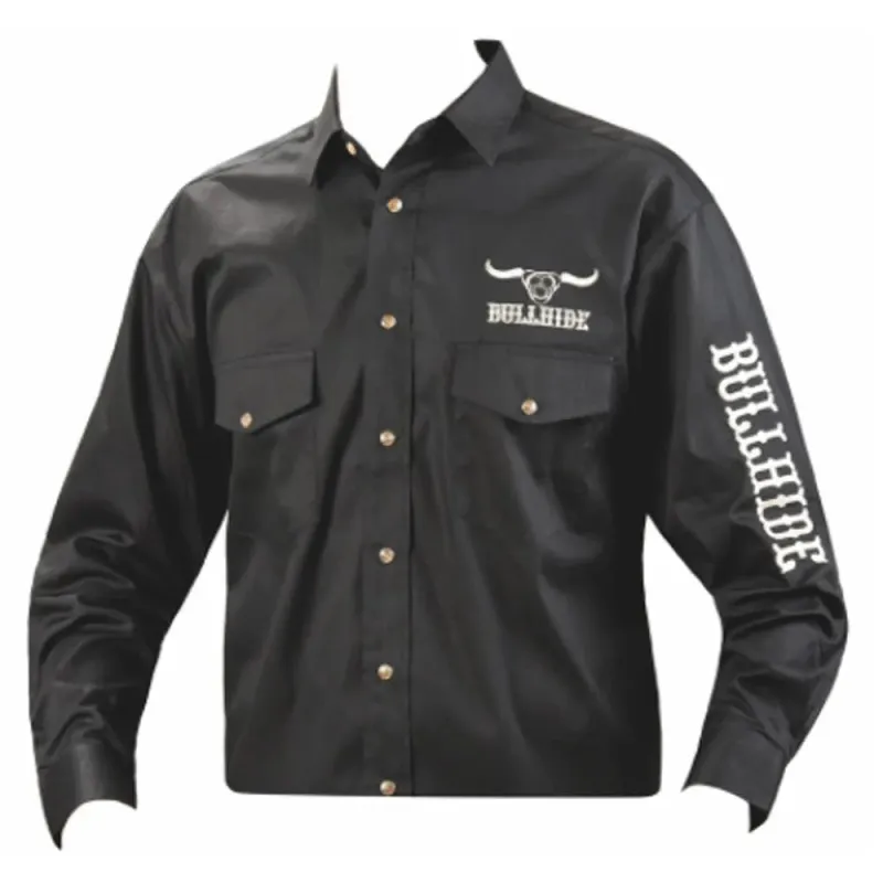 Bullhide Western Shirt ( Black ) - Men's Western Shirt made by Hat Country
