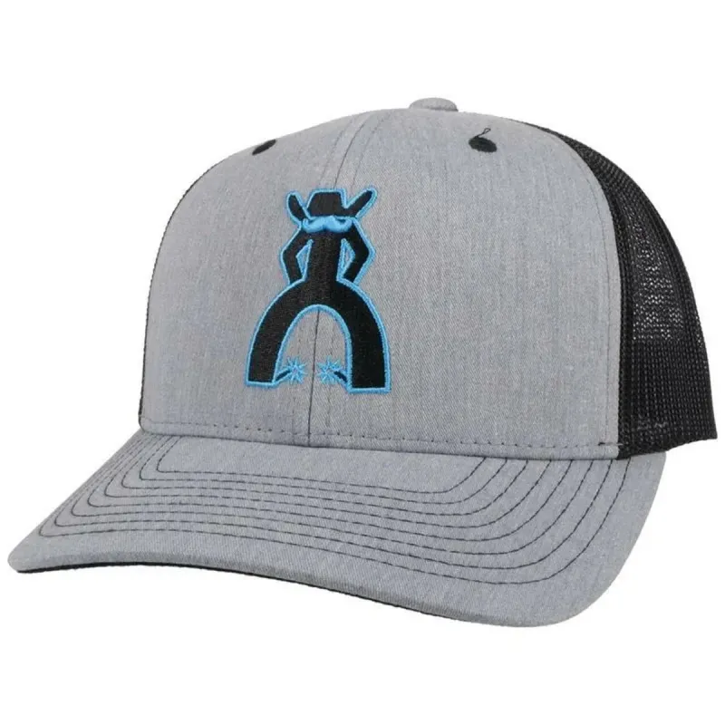 HOOey Punchy (Grey/Black) - Trucker Cap made by Hat Country