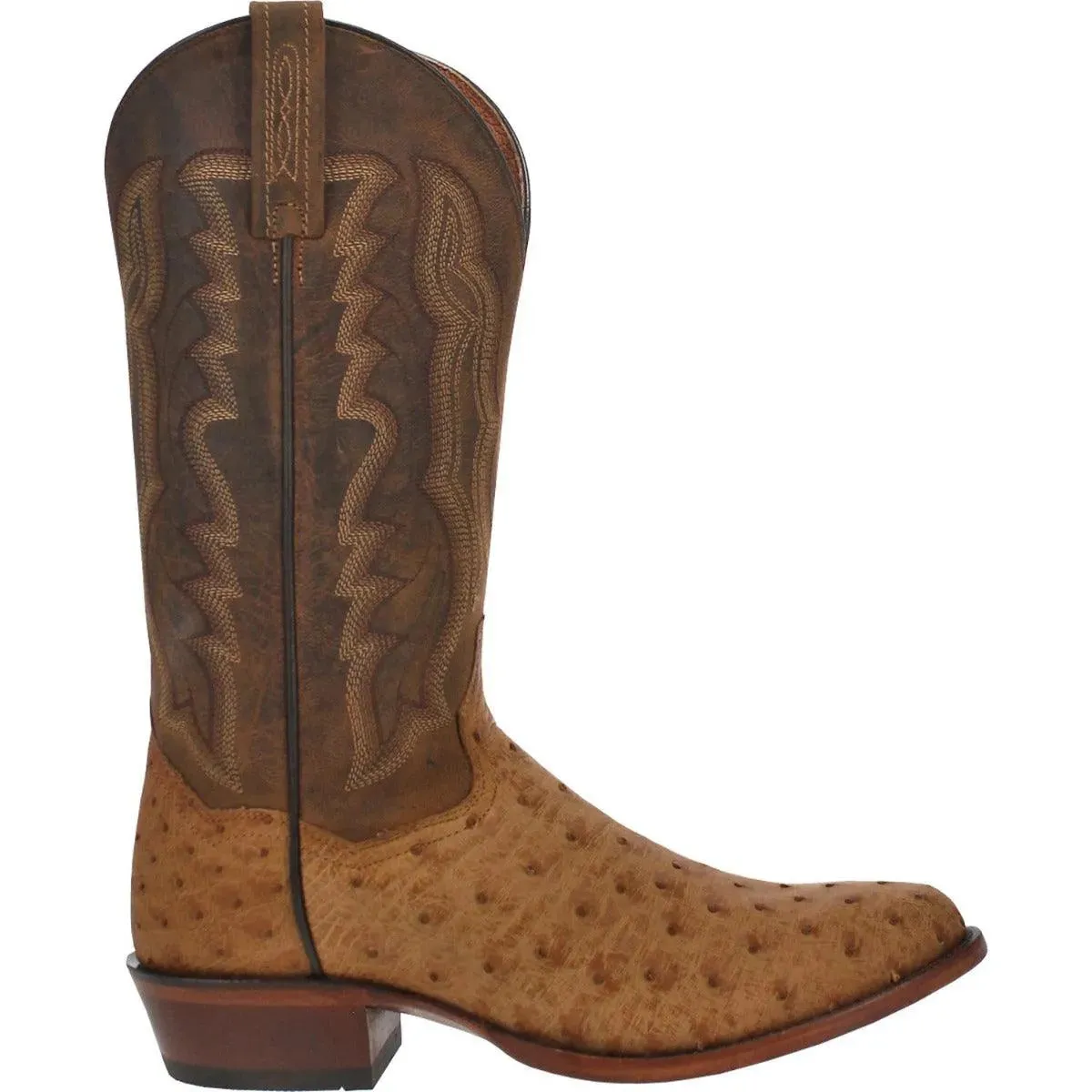 Dan Post Gehrig - Mens Ostrich Leather Cowboy Boots sold by Hat Country product image thumbnail 2