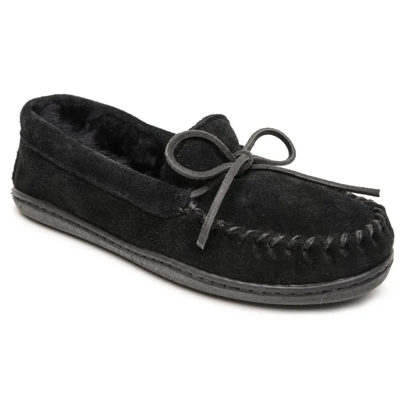 Minnetonka Sheepskin Hardsole Moc - Womens Slippers sold by Hat Country