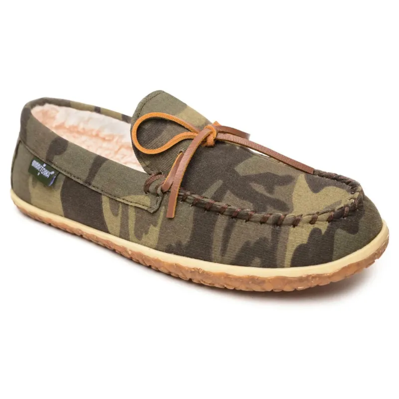 Minnetonka Tomm Canvas (Camo) - Mens Slippers sold by Hat Country
