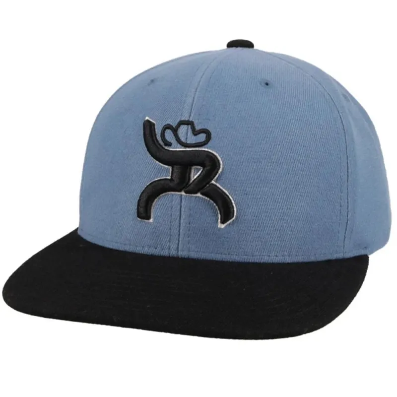 HOOey Hawk Roughy (Blue/Black) - Ball Cap made by Hat Country