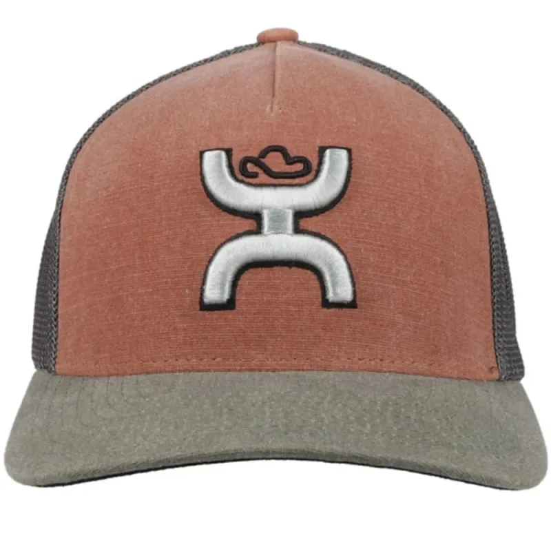 HOOey Coach (Rust/Grey) - Trucker Cap sold by Hat Country
