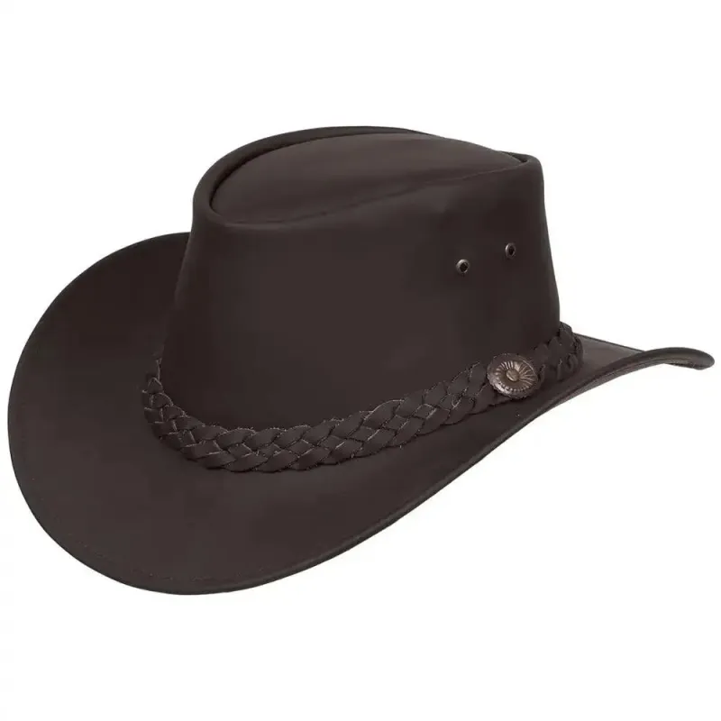 Deadwood Trading Tolga -Aussie Leather Outback Hat sold by Hat Country