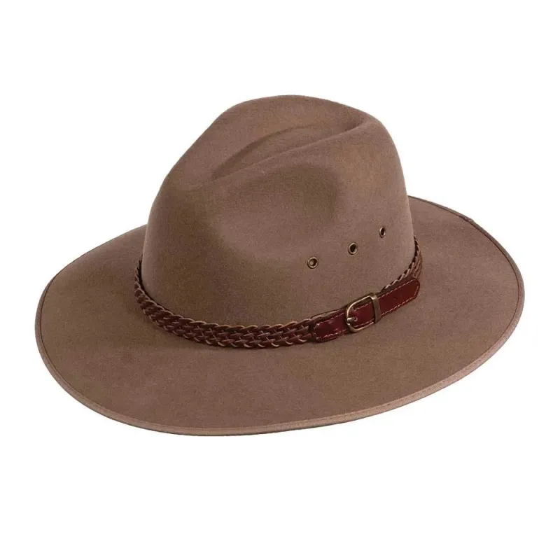 Outback South Fork- Wool Felt Outback Hat (Closeout) made by Hat Country