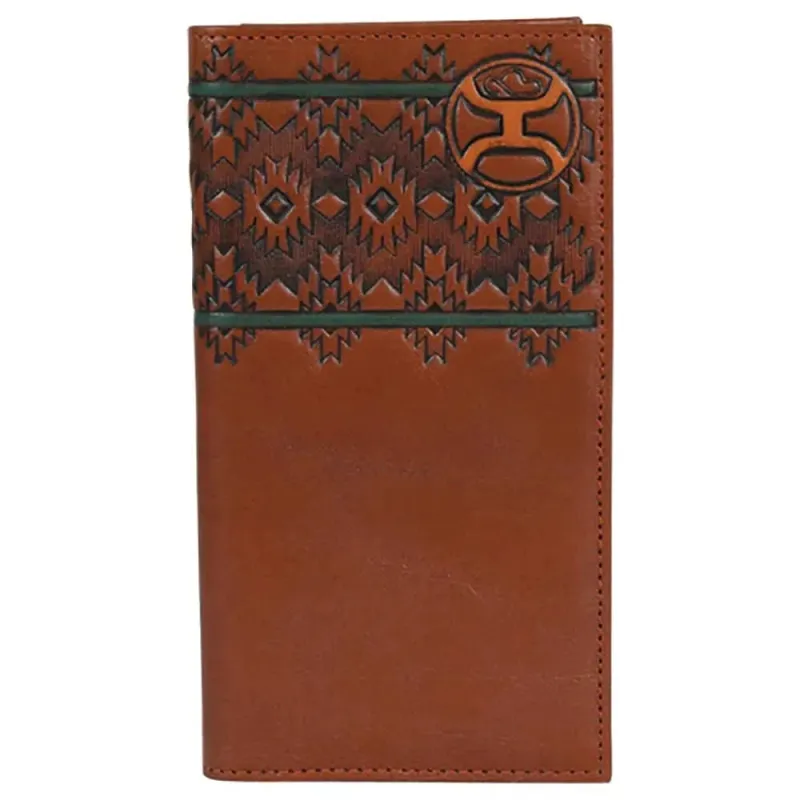 HOOey Chestnut Aztec - Men's Rodeo Wallet made by Hat Country
