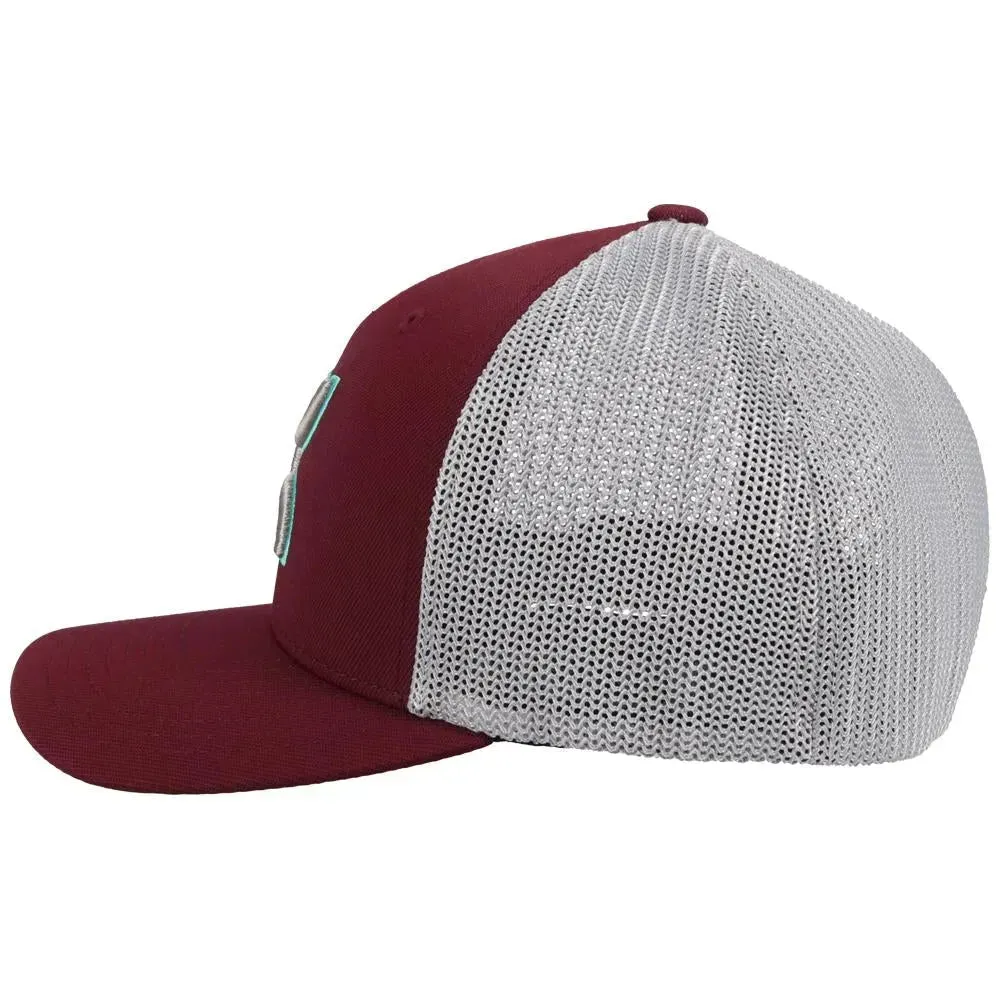 HOOey Coach (Maroon/Grey) - Trucker Cap sold by Hat Country product image thumbnail 2