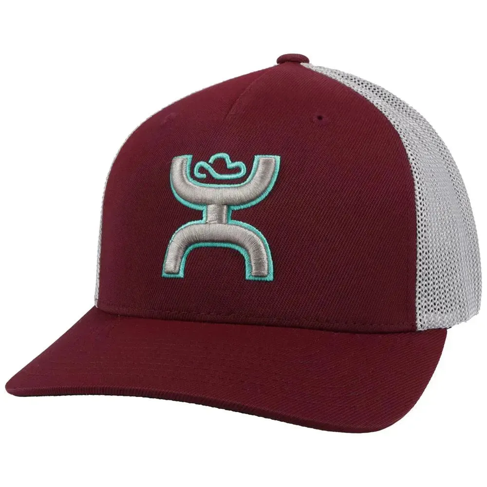 HOOey Coach (Maroon/Grey) - Trucker Cap sold by Hat Country