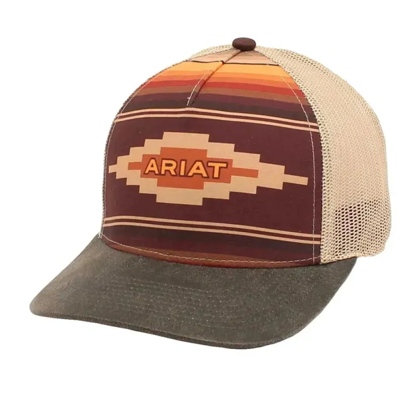 Ariat Tan Aztec - Trucker Cap made by Ariat